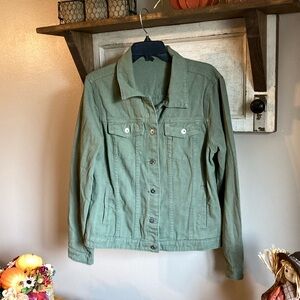 Army Green Jean Jacket